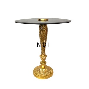 Mesa de centro de metal niquelado de diseño moderno personalizado con acabado único para muebles para el hogar o accesorios de hotel - Product Image 6