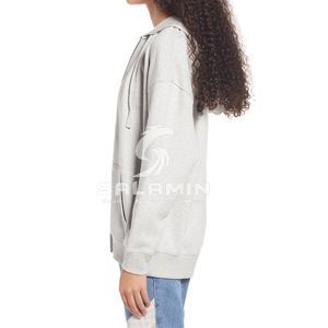 Nouvelle Arrivée Vente en Gros Printemps Hiver Sweat-shirts à Capuche Coupe-Vent en Polaire Décontractés et Oversize avec Fermeture Éclair Frontale et Logo Personnalisé pour Femmes - Product Image 3