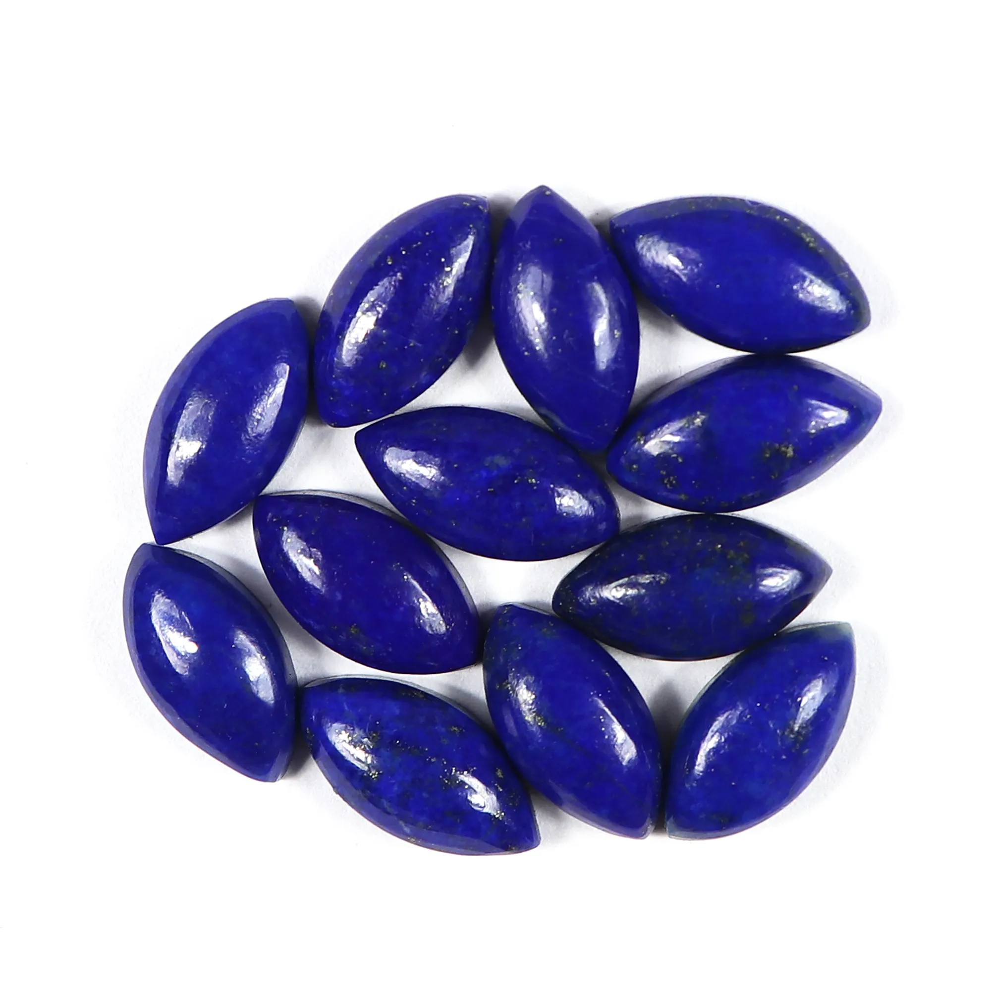 Gemas sueltas de lapislázuli azul Natural, diseños de tendencias, producto más vendido, venta al por mayor