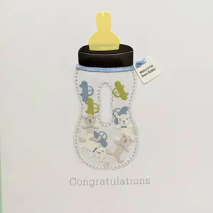 [8R] การ์ดขอแสดงความยินดีอย่างสร้างสรรค์สำหรับเด็กทารกแรกเกิด - Product Image 1