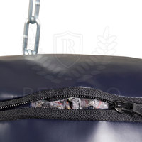 Sac de frappe en cuir Aqua MMA de 40 kg, 60 kg, 80 kg, rempli de sable, avec poignée, suspendu, 3 pieds de haut, couleurs et logo personnalisables