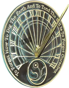 Nautical Brass sundial Rose Garden Sundial Compass To Forget How To Dig Compass Home Decor