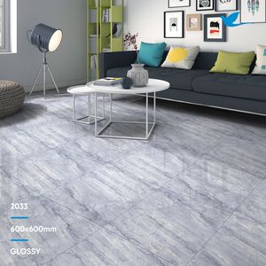 Superficie antideslizante para suelo y pared de ducha Premium 600X1200 baldosas de porcelana Acabado Azulejo con aspecto de mármol 600x600m - Product Image 2