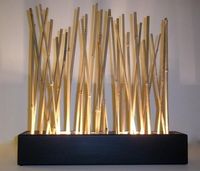 Lampes de table en bois Art déco modernes avec couleur et taille personnalisables pour la décoration de maisons, d'hôtels et de restaurants de luxe