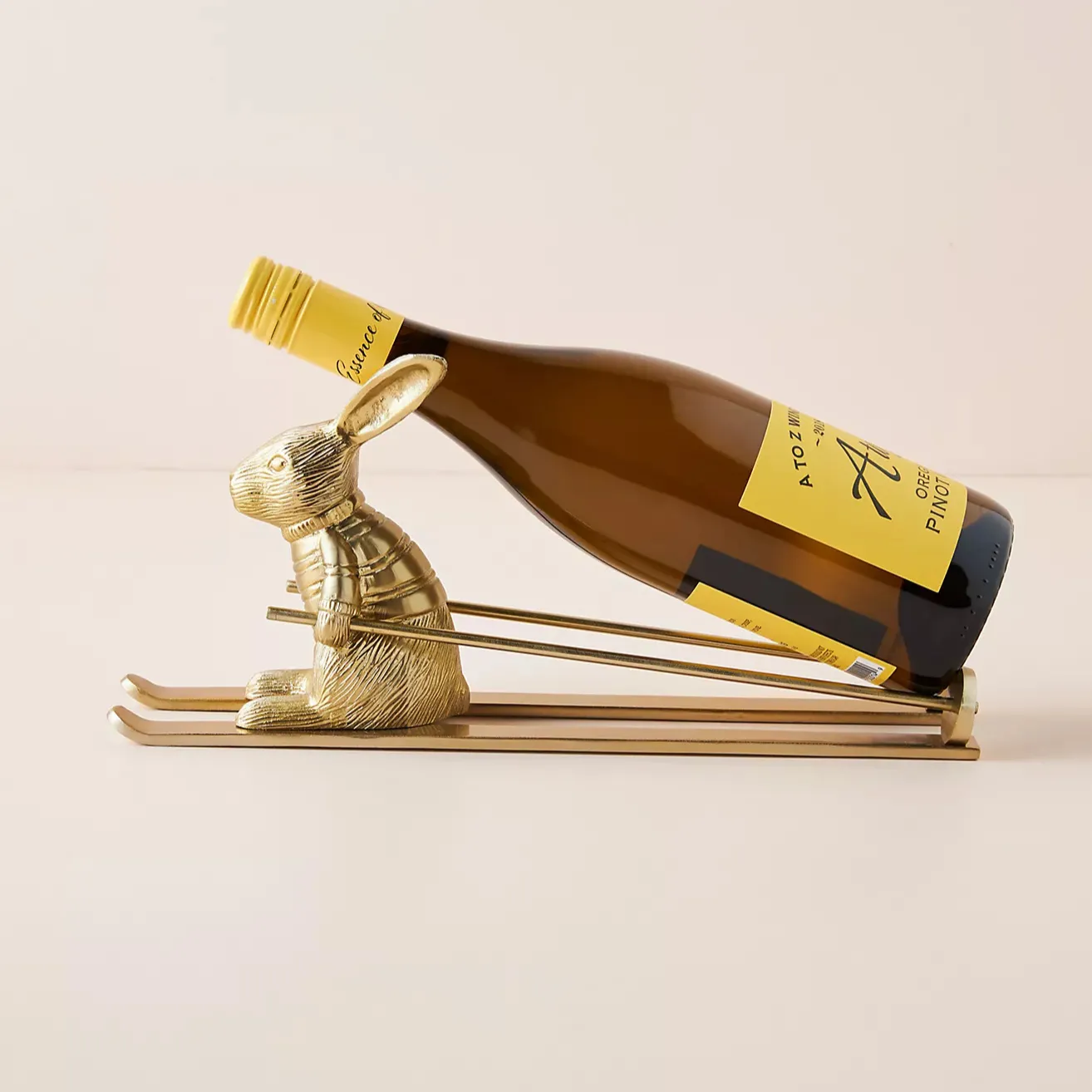 Горнолыжный заяц, винный держатель, заводской металлический винный стеллаж, настенный деревянный винный стеллаж