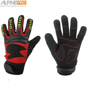 Guantes mecánicos ecológicos para industria de aceite y Gas, herramientas de mano personalizadas para el trabajo, de cuero sintético de impacto - Product Image 3