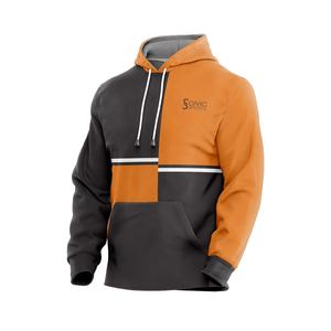 Sudadera con Capucha de Alta Calidad para Hombre, Cuello Redondo, Algodón, Color Sólido, Corte Regular, Impresión Digital, Cómoda para Invierno - Product Image 3