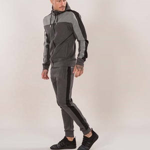 Chándal deportivo con cremallera para hombre, ropa deportiva para correr, para gimnasio, venta al por mayor, OEM - Product Image 3