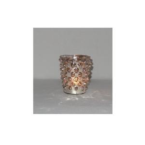 Hot Vantage moderne fantaisie luxe Antique verre photophore votif photophore bougeoir pour glace craquelée verre bol bougeoir - Product Image 3