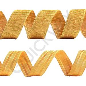 Trenzas Tela bordada Producto de encaje Encaje decorado Hecho a mano Trenza de encaje de color dorado personalizado - Product Image 4