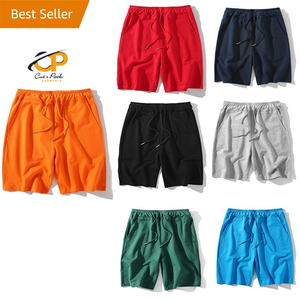 Shorts de survêtement pour hommes, sous-vêtements décontractés en coton de couleur unie, de haute qualité pour la course, le gym - Product Image 5