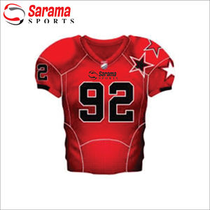 Uniforme Profesional de Fútbol Americano para Hombre Adulto, 100% Poliéster, Impresión Digital, Antibacteriano, Secado Rápido, Logotipo Personalizado - Product Image 2
