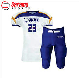 Camisetas de fútbol americano de manga corta hechas a medida uniformes transpirables con diseño impreso de características de talla grande - Product Image 3