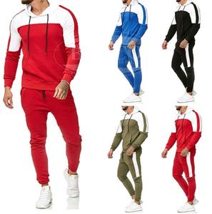 Survêtement d'automne personnalisé de grande taille à capuche pour hommes avec tissu en molleton de coton fermeture à glissière complète et doublure latérale - Product Image 6