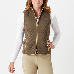 Best Selling Mesh Spandex Zip up Pattern Horse Riding <b>Gilet</b> Vest <b>Lightweight</b> Sleeveless Quilted Rider Puffer Training - Product Image 1