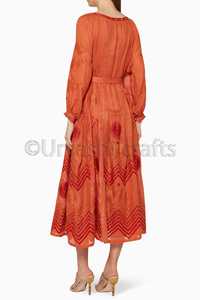 La prosperità e la Felicità Stelle Ricamato Beige <span class=keywords><strong>Boho</strong></span> <span class=keywords><strong>Chic</strong></span> <span class=keywords><strong>Vestito</strong></span> Da Stile Fortunato Ucraino Alla Moda e Belle Donne <span class=keywords><strong>Vestito</strong></span> Lungo - Product Image 6