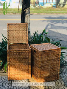 <b>Storage</b> box bin is made by rattan and bamboo - Product Image 4