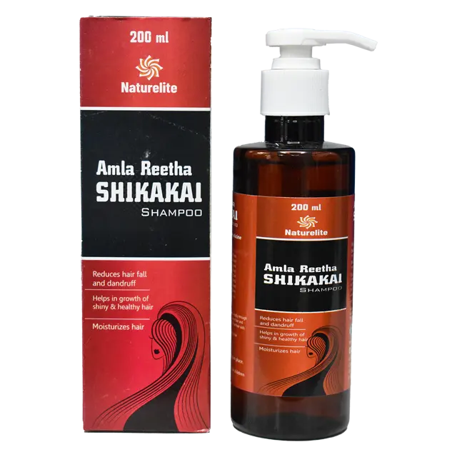 Amla Shikakai Shampoo (Vermindert Haar Val & Drandruff)