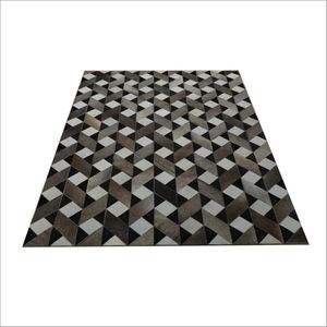 Vaibhav Overseas Tapis en cuir de style moderne avec motifs géométriques pour la salle à manger et la chambre d'enfants - Product Image 5