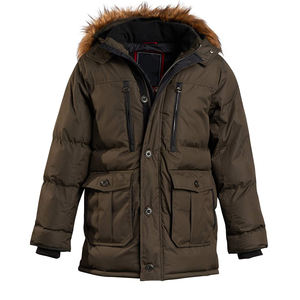 Chaqueta de burbujas elegante para hombre, ropa de abrigo cálida para invierno con acolchado cómodo, adecuada para viajes, senderismo y uso casual. - Product Image 4