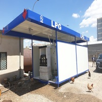 Mejor Kit de Estación Móvil de GLP 2A con Tanque de Gas de 20 M3, Dispensador de Doble Boquilla, Bomba de Motor Antiexplosión de 8 Etapas, Equipo de Servicio de 18 Bares