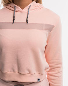 Sweat-shirt à capuche unisexe rose personnalisé, 100% coton, cordon de serrage assorti, respirant, pelucheux, séchage rapide, grande taille, manches longues - Product Image 5