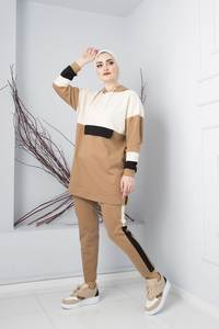 Nouvelle saison, vêtements de sport à capuche pour femmes, vêtements islamiques, abaya, kaftan, Dubaï, arabe, musulman, mode islamique, qualité turque - Product Image 6