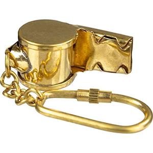 Premium Quality Whistle Brass Keychain for Car, Bike, Cycle and Home Restaurants <b>Keys</b> Customised <b>Custom</b> Package Accepted - Product Image 1