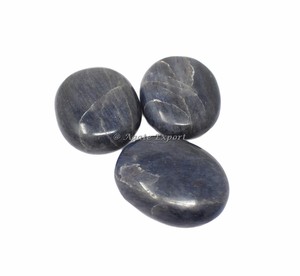 Blue Aventurine Palm Stones |Opal Stones I Pebbles I Worry Stone - Product Image 2