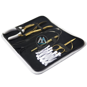 KIT DE HERRAMIENTAS DE EXTENSIÓN DE CABELLO ATADO A MANO I Extensiones de cabello Alicates Juego de herramientas I Extensiones de cabello Juego de herramientas - Product Image 1
