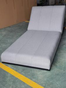 Chaises longues de jardin en aluminium extérieures portables avec fauteuils inclinables en tissu imperméable pour piscine de plage, hôtel, villa ou salle de bain - Product Image 3