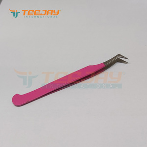 Newcome — pince à épiler de maquillage professionnelle en L, produit cosmétique pour les yeux, embout Ultra fin avec coupe de la Base, feuilles de make-up - Product Image 2