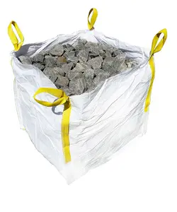 FIBC bulk Recycled Polypropylene Bags Plastic Spout 1 Ton 1.5 ton 2 ton Bulk Bags Dewatering JUMBO BAGS
