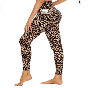 Legging taille haute Opaque pour femme, pantalon imprimé, doux, Slim, contrôle du ventre, pour la course, cyclisme, Yoga, offre spéciale - Product Image 1