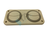 Diffuseur de Ventilation en plastique pour tuyau d'évacuation d'air, pour biscuits, Bus, Midibus, Minibus, Van, caravane, 400mm, H350