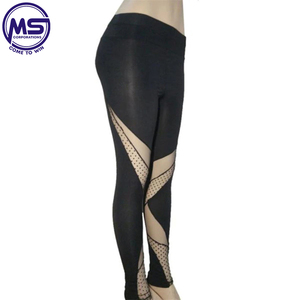 Mallas elásticas de cintura alta para mujer, mallas transpirables de nailon, entrenamiento suave, Yoga para Fitness y adelgazamiento, ropa de ejercicio personalizada - Product Image 2