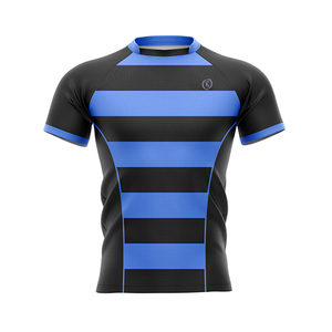 Maillot de football rugby léger 100% polyester de haute qualité imprimé par sublimation et respirant diverses couleurs à vendre - Product Image 4
