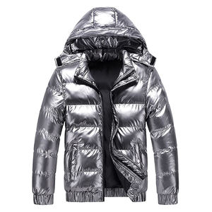 Chaqueta de burbuja de invierno para hombre de diseño OEM personalizado de alta calidad con cuello levantado con capucha transpirable y secado rápido todos los tamaños disponibles - Product Image 5