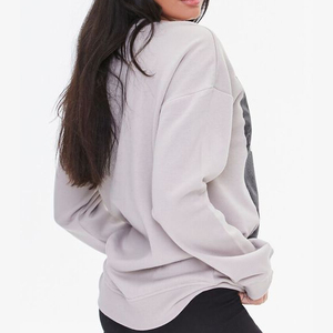 Sudadera Moderna OEM con Impresión Digital en Colores Vivos para Mujer, Personalizada para Uso Casual, 100% Algodón - Product Image 4