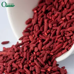 Extracto de arroz de levadura roja rico en 0.2%-5% HPLC, Monacolin k de alta calidad, fabricante de arroz de levadura roja