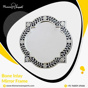 Highest Quality Solid Wood <b>Antique</b> Bone Inlay Living Room Mirror <b>Frame</b> - Product Image 2
