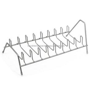 Shiny metal Plate rack