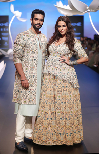 Lettre letanga choli de styliste pour femmes, lettres de shopping en ligne, mariage et occasions spéciales, bollyly laflada, inde - Product Image 3