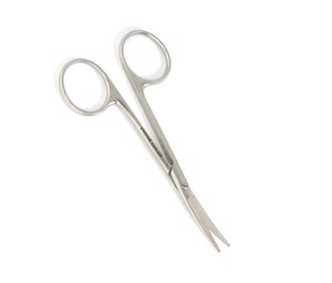 Instrumentos quirúrgicos Knapp, tijeras curvadas de acero inoxidable, alemán, 10,2 cm - Product Image 6