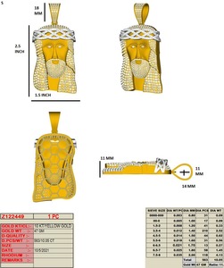 แหวนเพชร Jesus ทันสมัยออกแบบได้ตามต้องการพร้อมด้วยบัตรผ่านสำหรับผู้ทดสอบเพชรแนวฮิปฮอปสุดเท่สีทองสีเหลืองตัดสี100% สำหรับผู้ชายที่ผ่านการรับรอง - Product Image 2