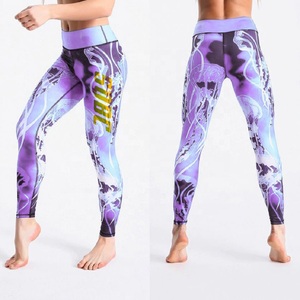 Leggings verts simples, Leggings sublimés pour femmes et vêtements de Gym d'entraînement, Leggings de Yoga pour femmes - Product Image 2