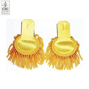 Épaulettes de luxe à franges dorées uniformes en fil de métal, broderie argentée Ancre et Feuille, pour veste de cérémonie, mode, cinéma et théâtre - Product Image 5