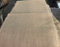Kain Jute Hessian Kain Fiberglass C-Glass Berlapis EPDM Kain Filter Tahan Api Pengolahan Pengelasan Aluminium Foil Tenun Polos