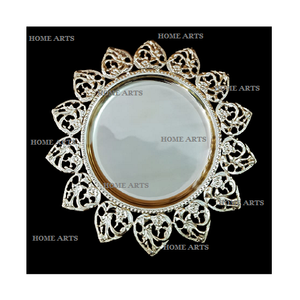 Plaque d'affichage de plaque de chargeur en métal de conception tendance avec la plaque de chargeur de forme ronde de la plus grande qualité au prix le plus bas - Product Image 3