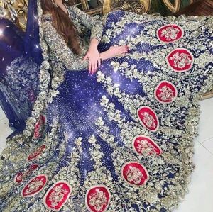 ชุด lehenga choli ชุดแต่งงาน lehenga choli กับงาน zari หนักในผ้าโพลีเอสเตอร์-2019 - Product Image 1